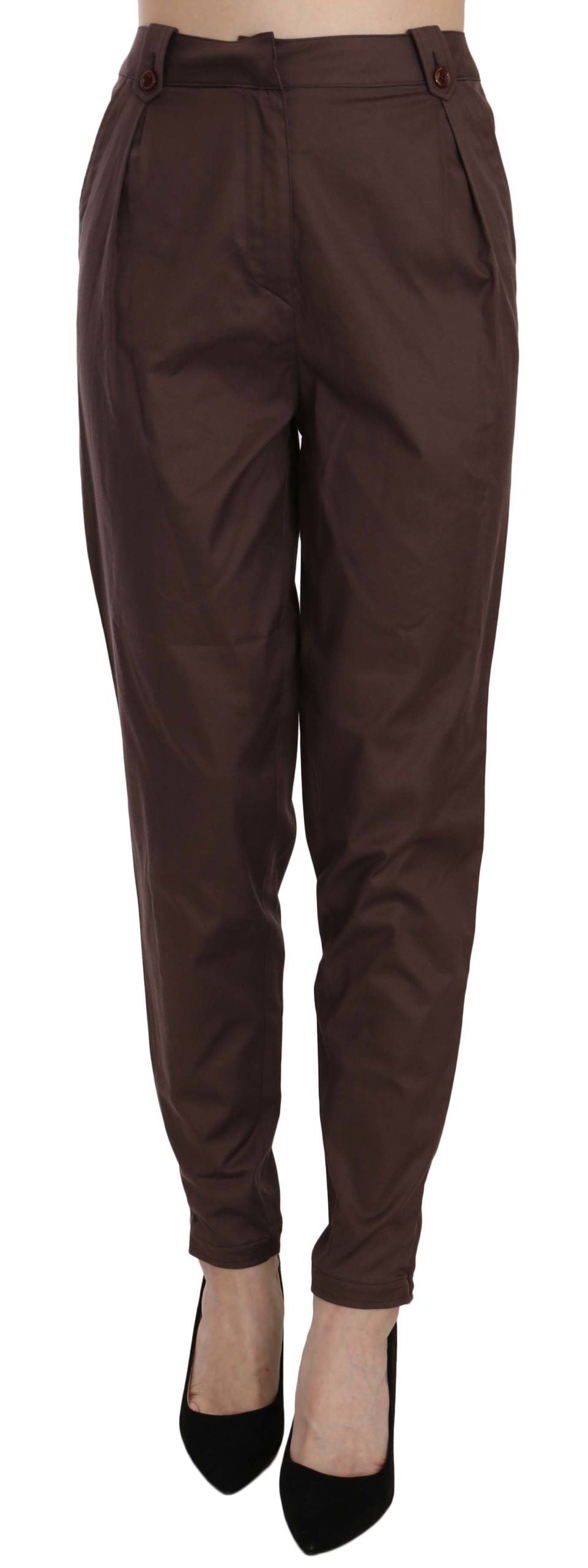 Pantalon Just Cavalli marron (taille haute)