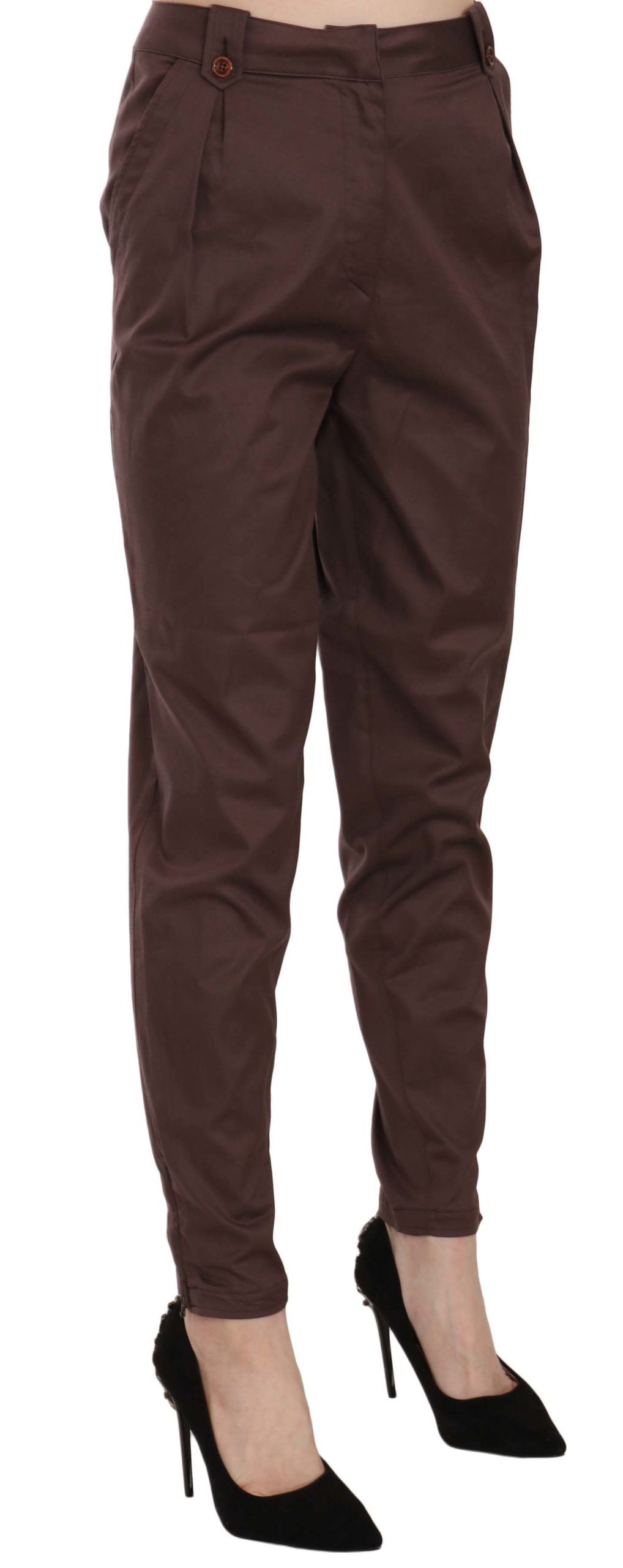 Pantalon Just Cavalli marron (taille haute)