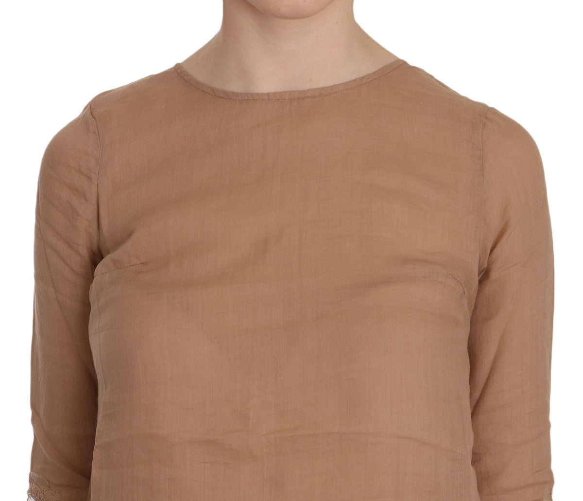 Robe courte PINK MEMORIES marron