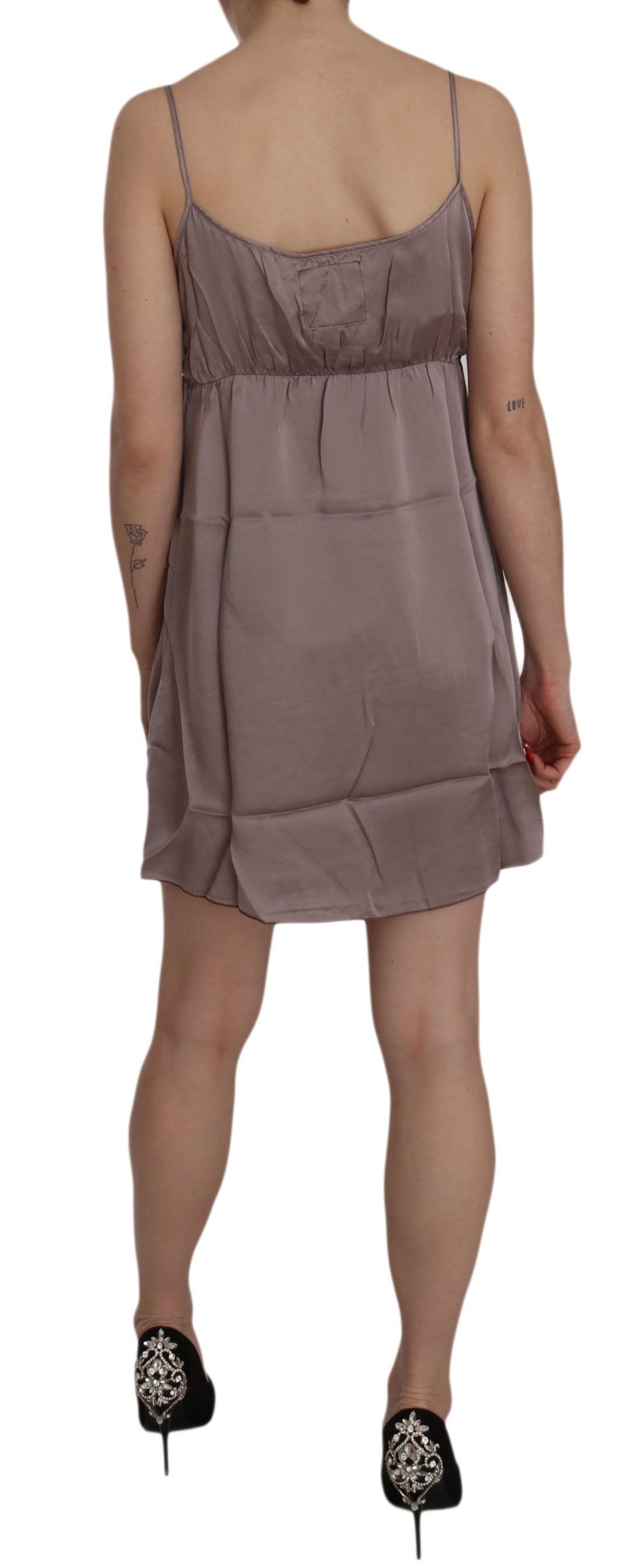 Robe PINK MEMORIES violet en soie