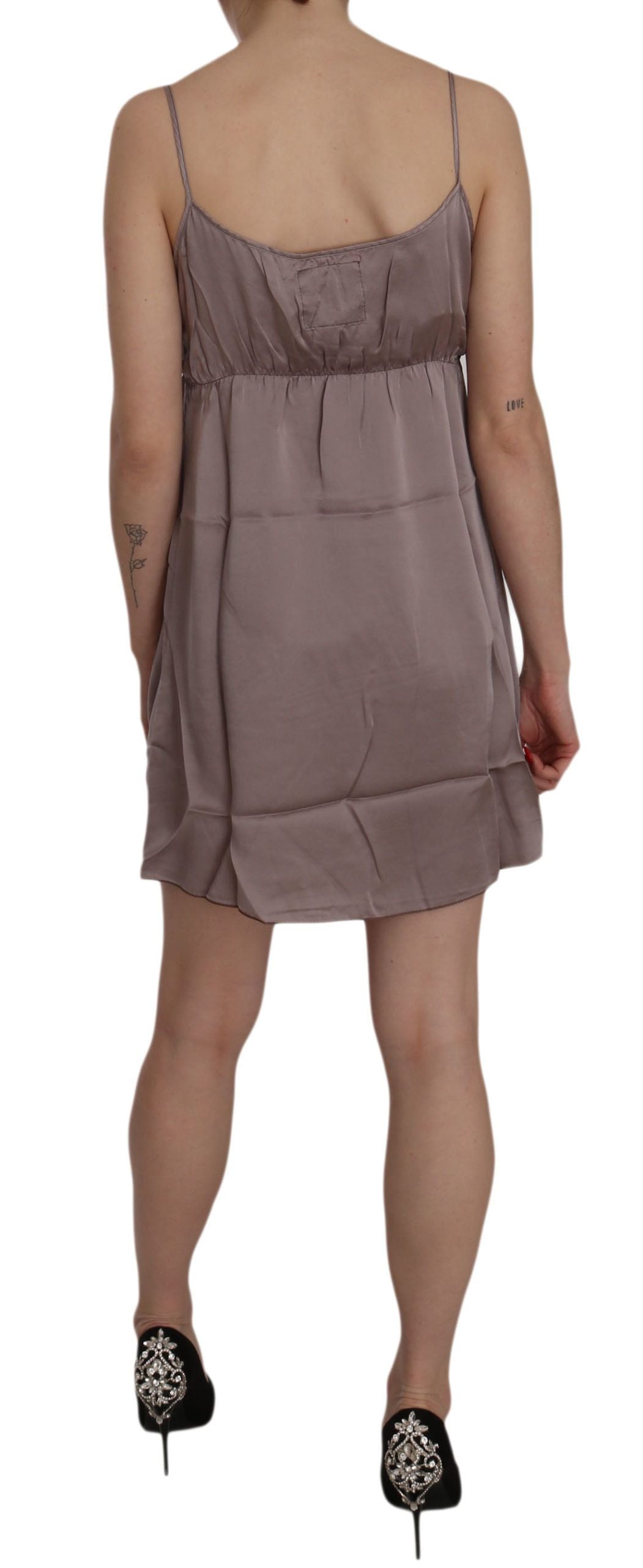 Robe PINK MEMORIES violet en soie