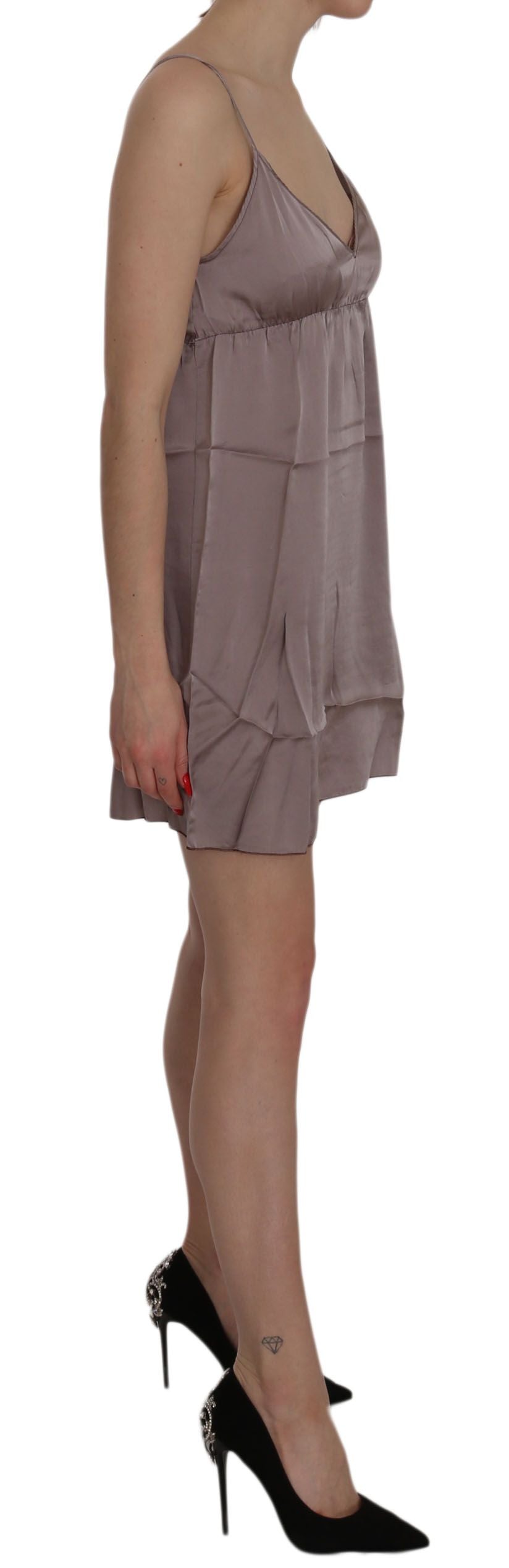 Robe PINK MEMORIES violet en soie