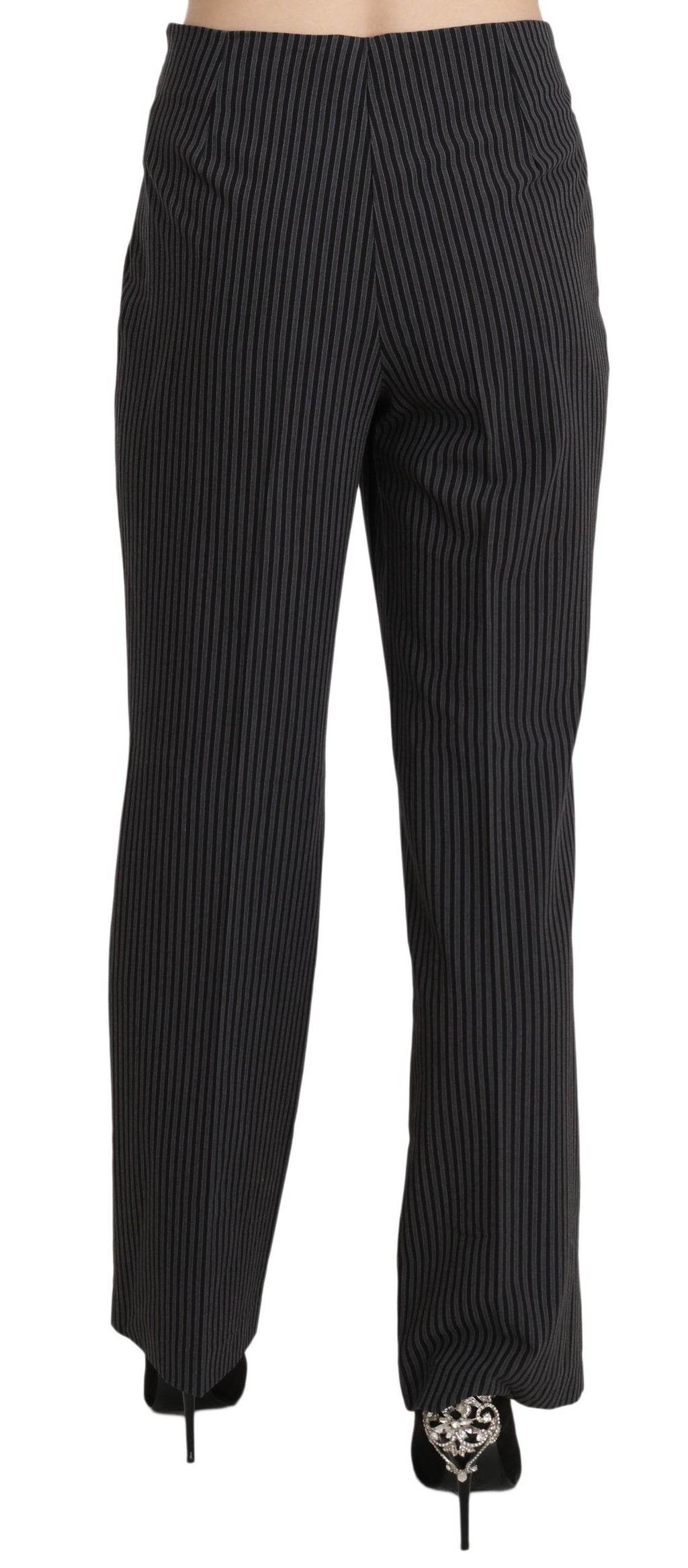 Pantalon tailleur BENCIVENGA noir en coton