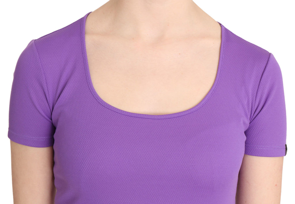 Chemisier GF Ferre violet en 100 % polyester (manches courtes)
