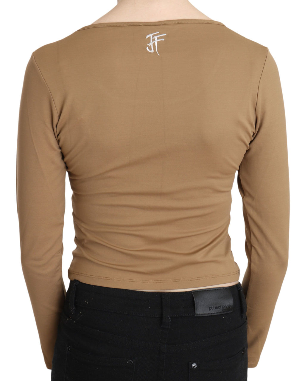 Chemisier GF Ferre marron (manches longues)
