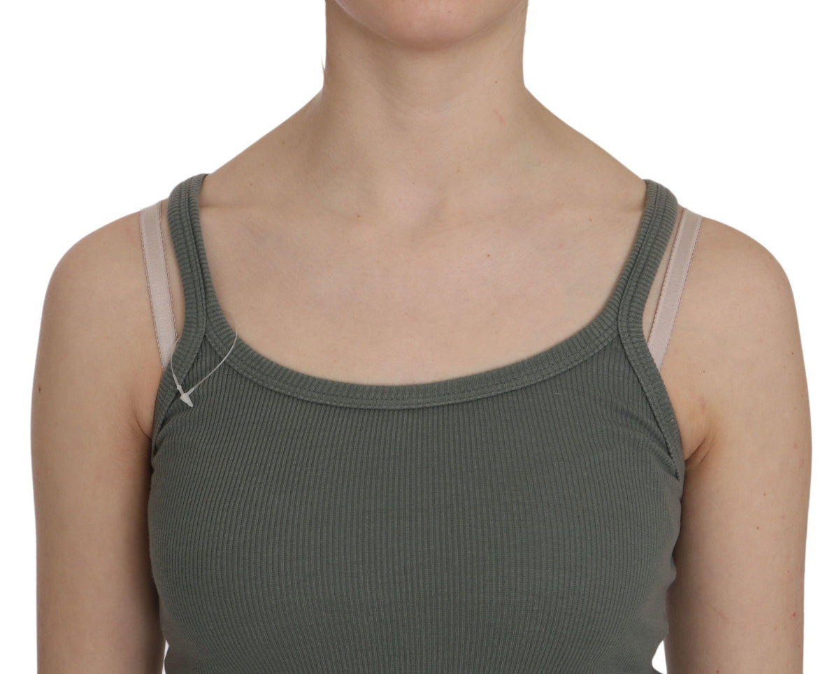 Chemisier PINK MEMORIES vert (coupe ajustée, casual chic)