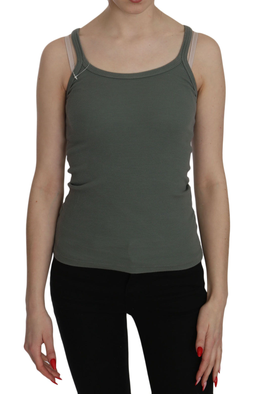Chemisier PINK MEMORIES vert (coupe ajustée, casual chic)