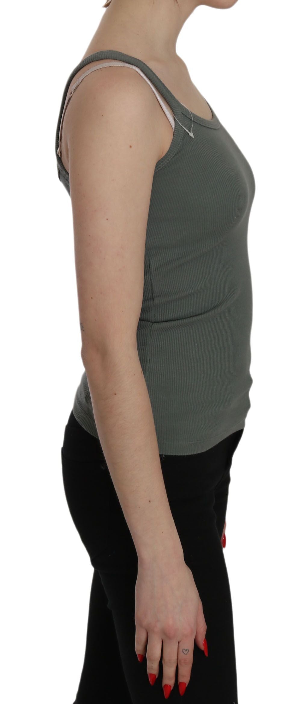 Chemisier PINK MEMORIES vert (coupe ajustée, casual chic)