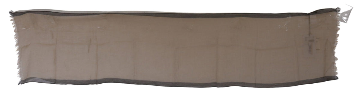 Écharpe Costume National beige en coton