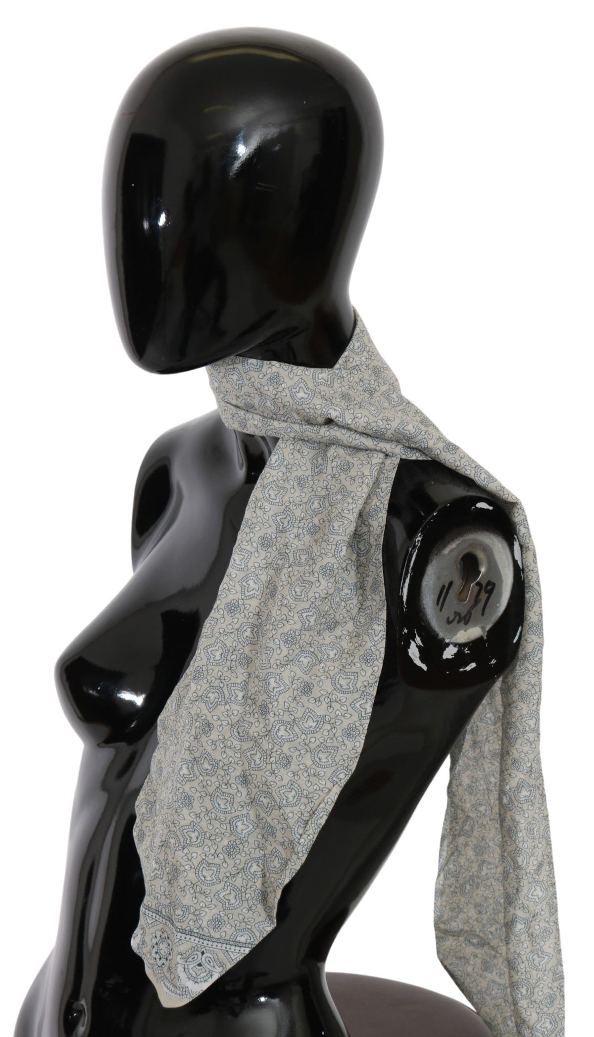 Écharpe Ermanno Scervino bleue en coton