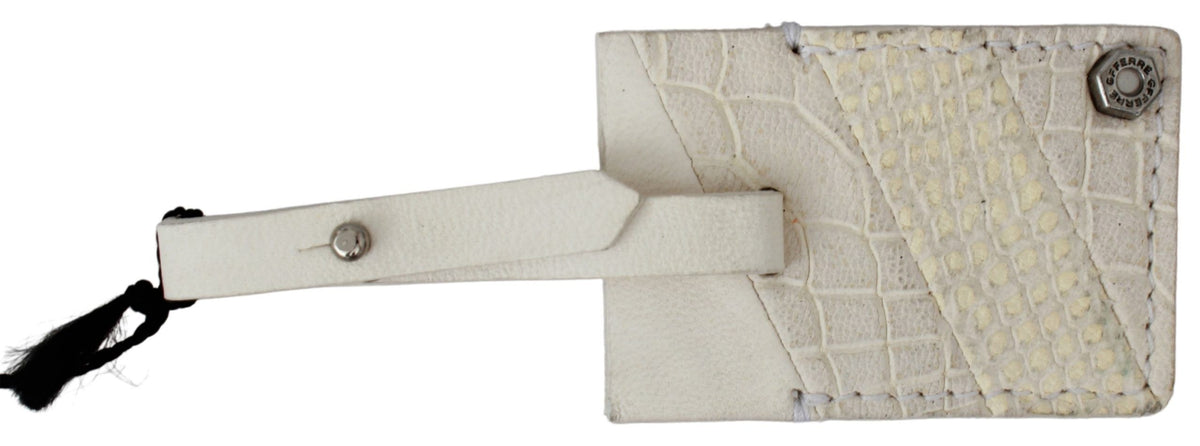 Pièce de créateur GF Ferre beige en cuir