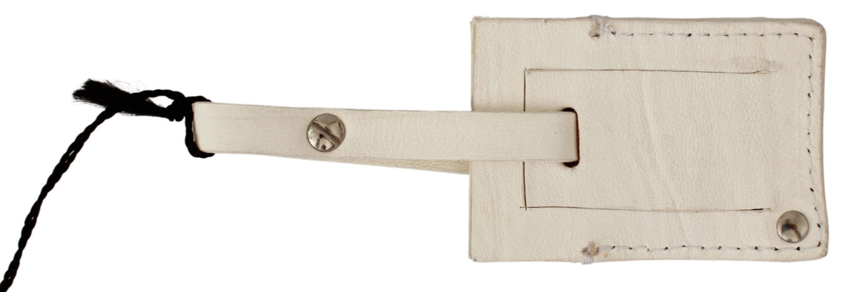 Pièce de créateur GF Ferre beige en cuir