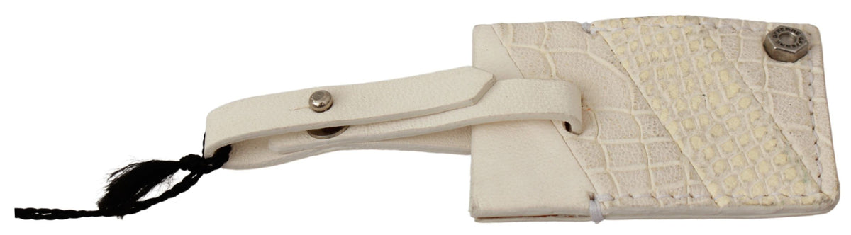Pièce de créateur GF Ferre beige en cuir