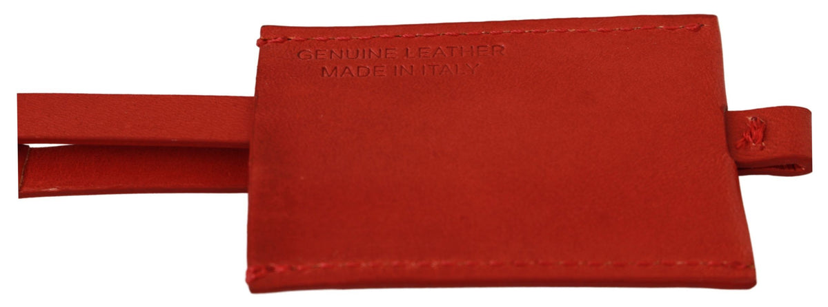 Pièce de créateur Costume National rouge en cuir