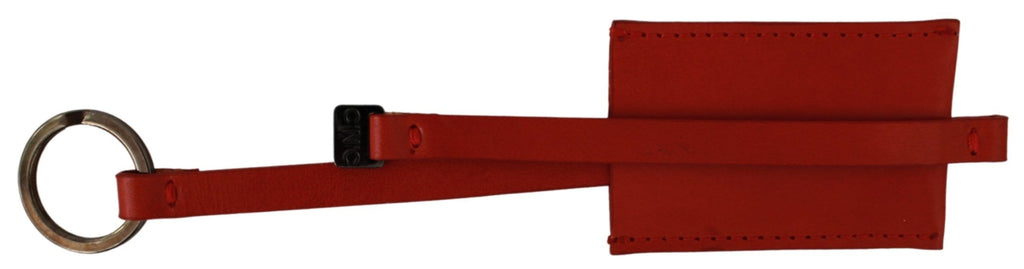 Pièce de créateur Costume National rouge en cuir