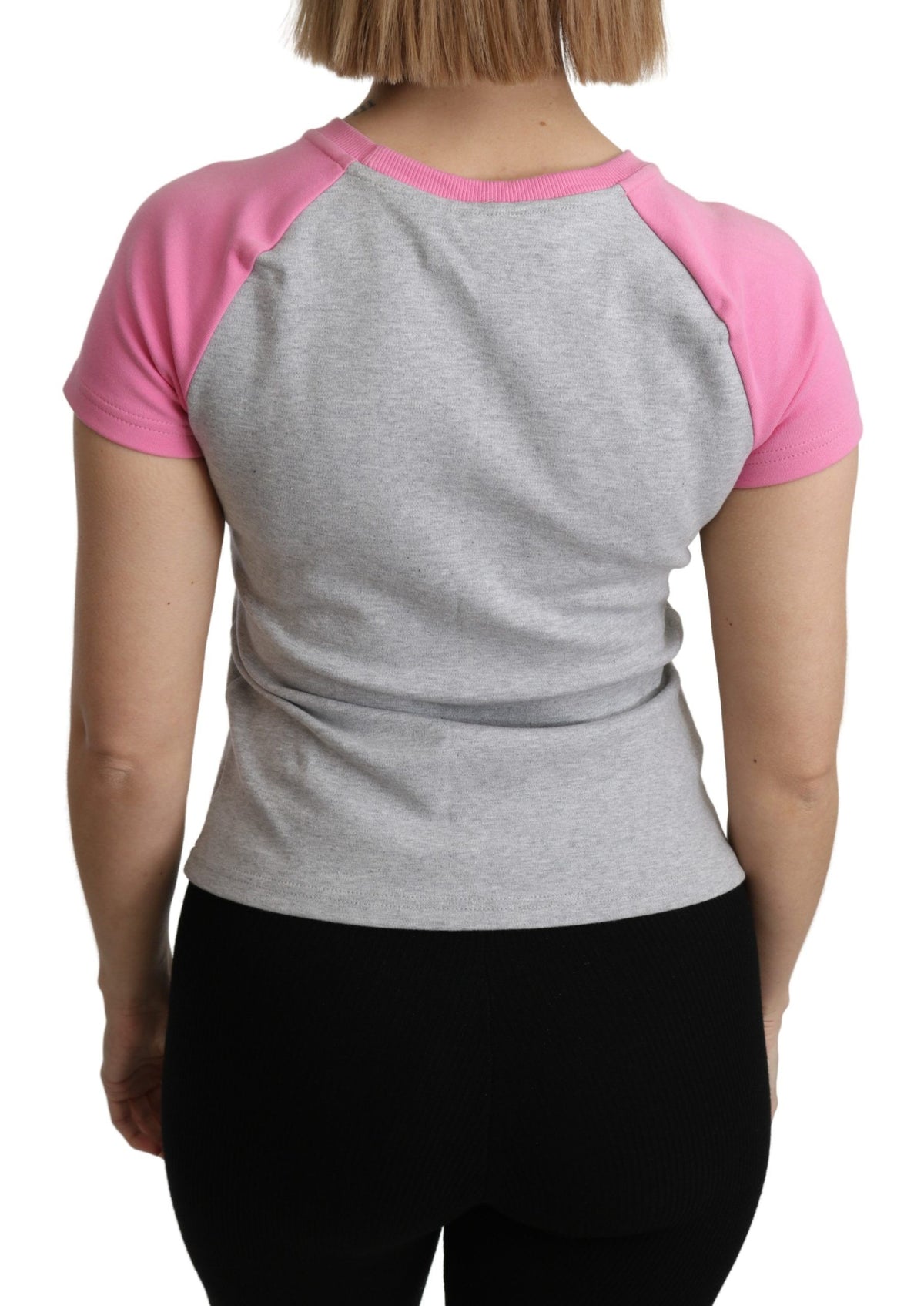 Chemise Moschino grise en coton