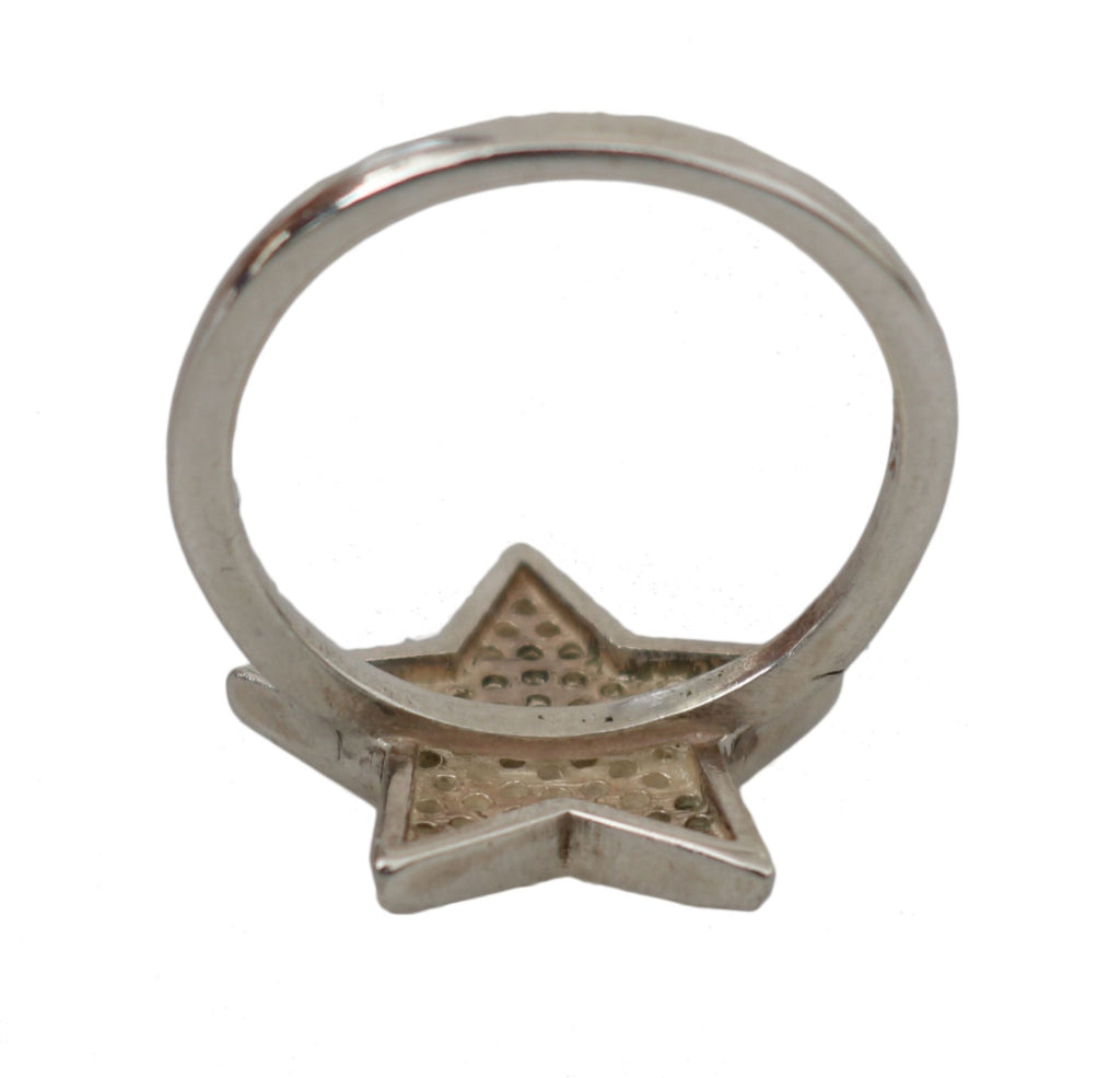 Bague Nialaya argentée (oxydes de zirconium transparents)