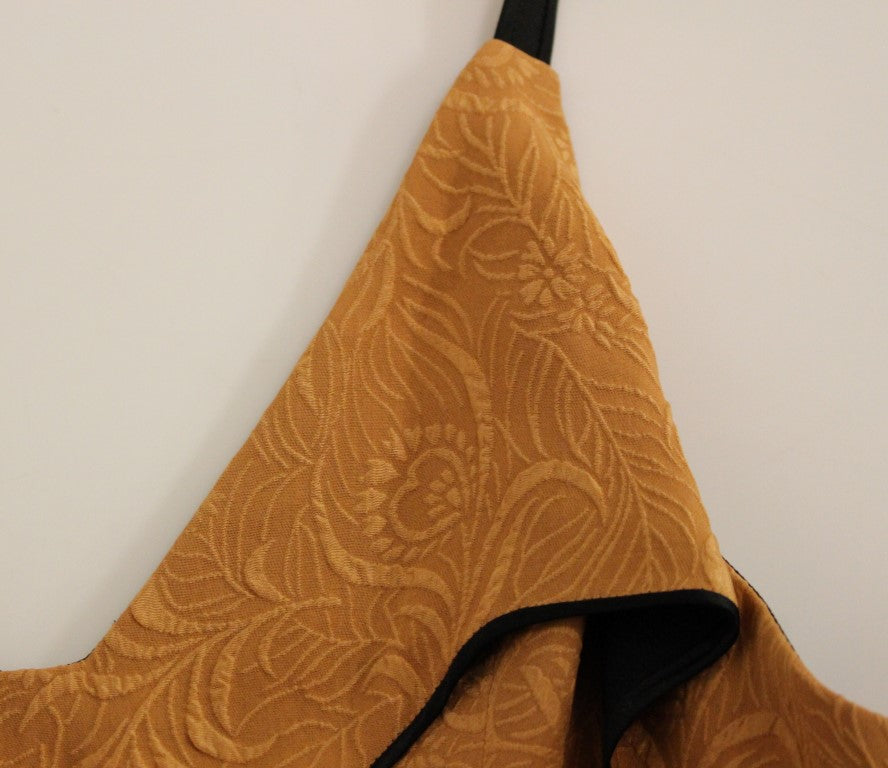 Robe fourreau FILOS noire en soie (sans manches)