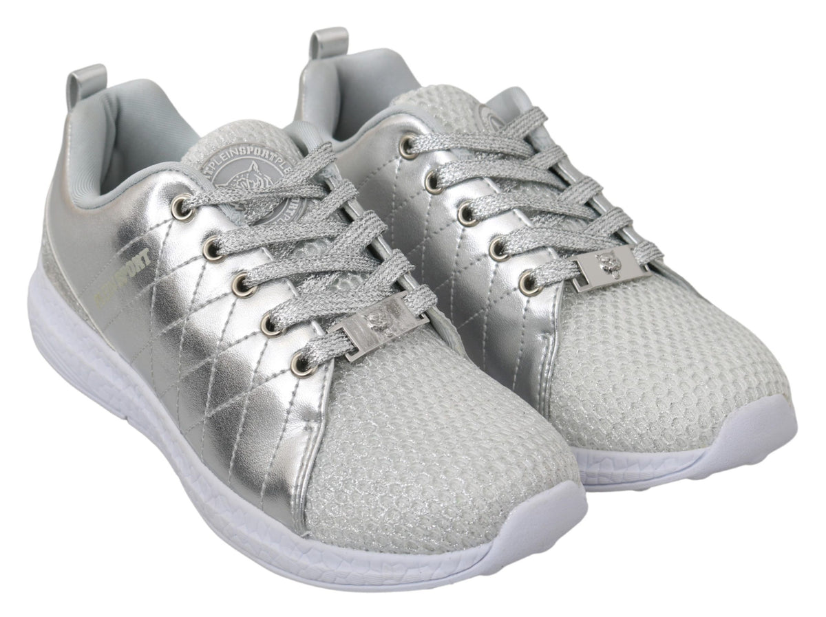 Chaussures Philipp Plein argentée en polyester