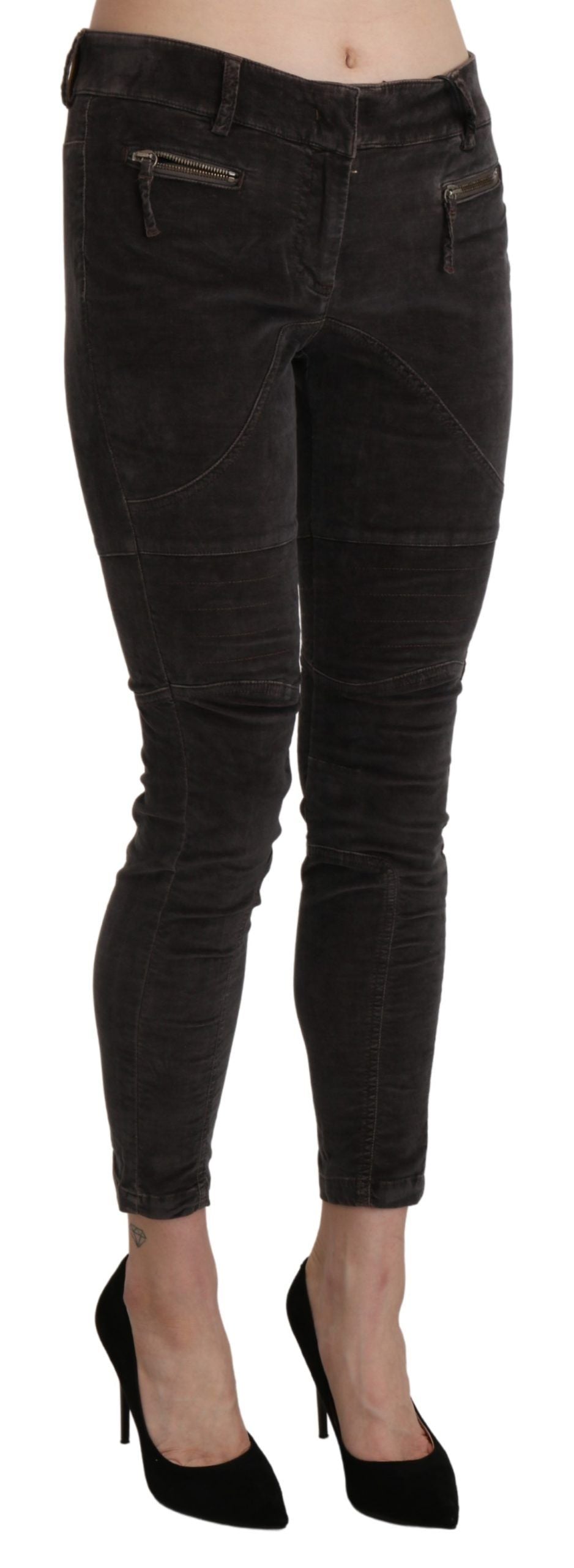 Pantalon Ermanno Scervino marron en coton (court)