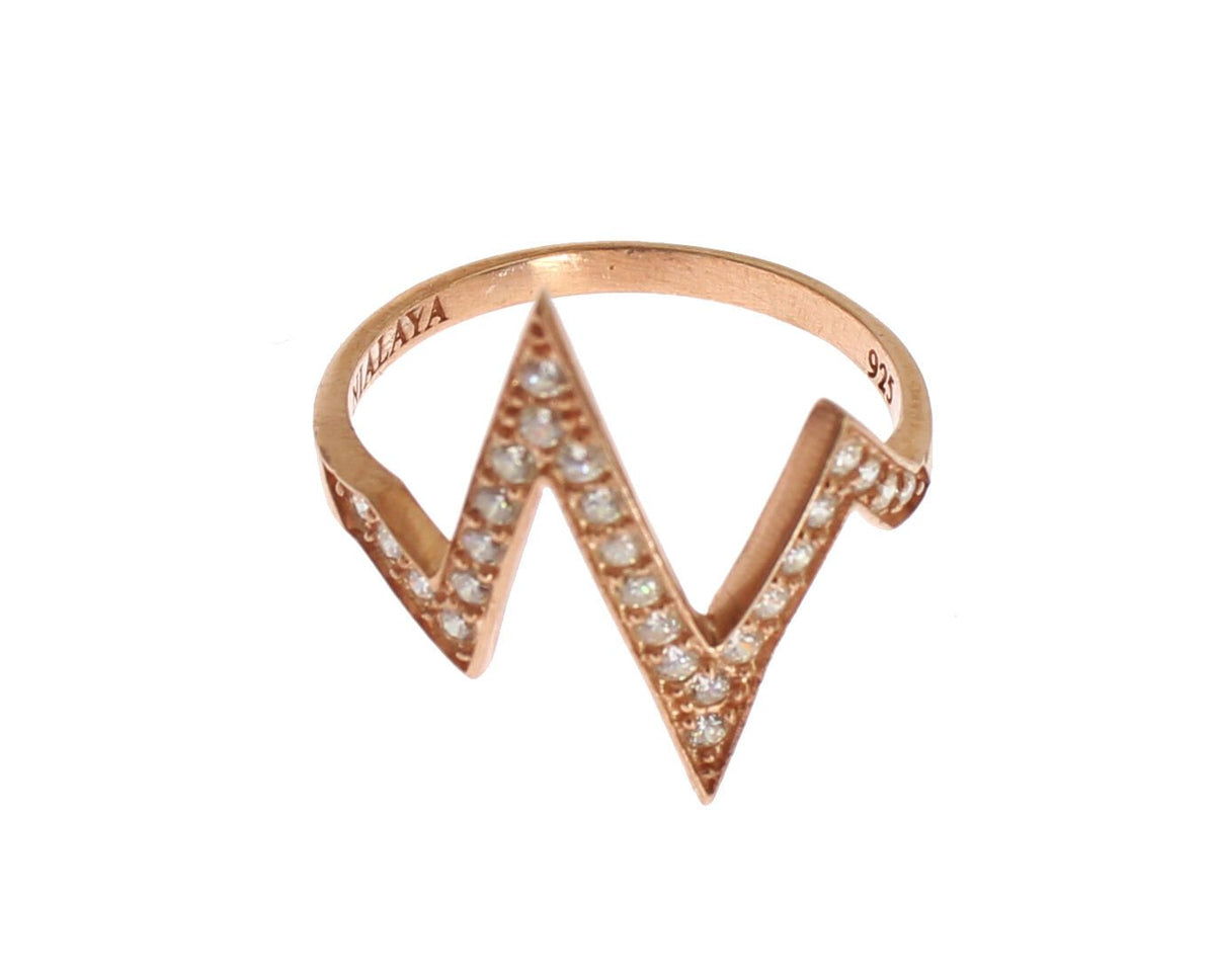 Bague Nialaya rose (argent 925)