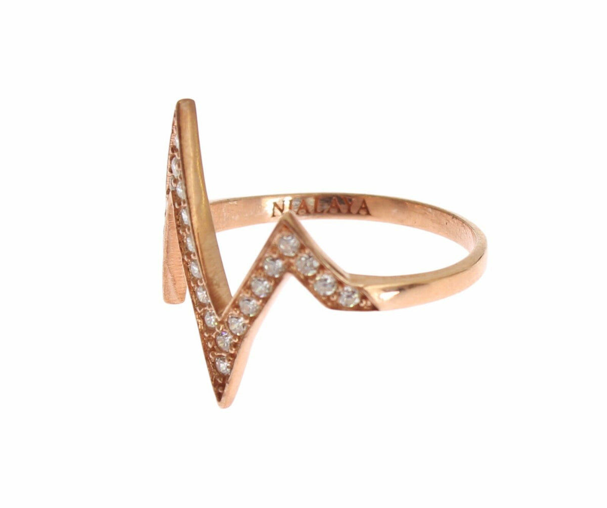 Bague Nialaya rose (argent 925)