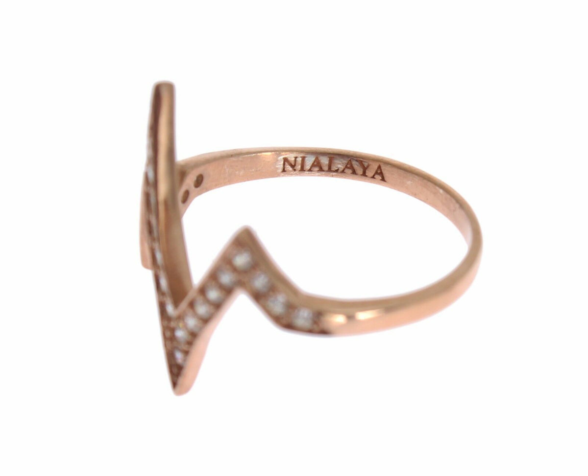 Bague Nialaya rose (argent 925)