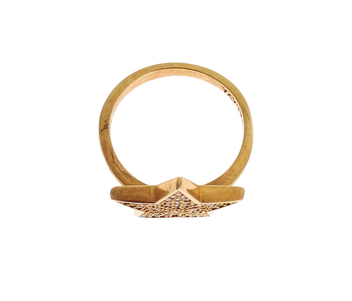 Bague Nialaya dorée (argent 925)