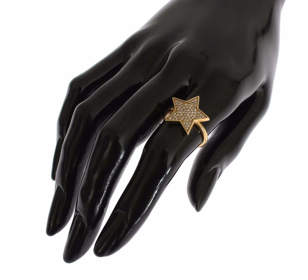 Bague Nialaya dorée (argent 925)