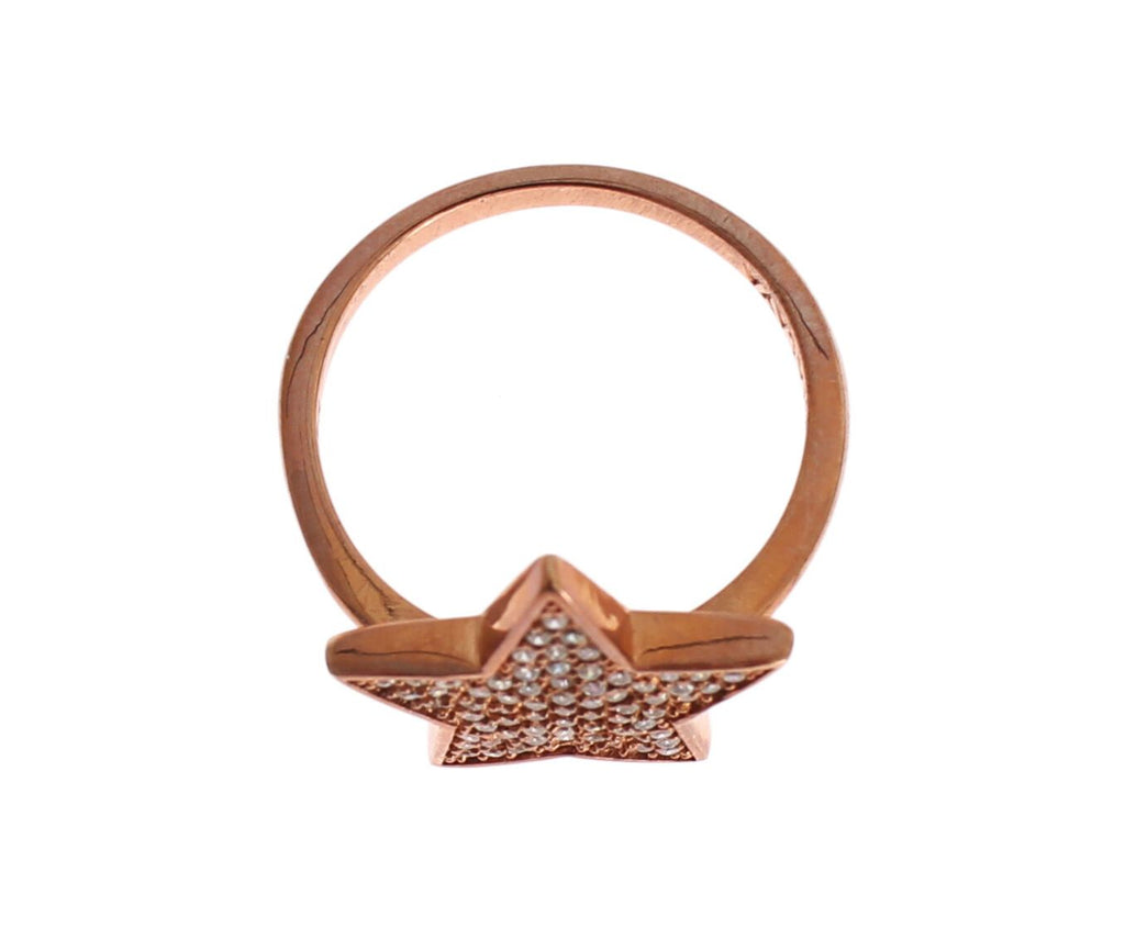 Bague en argent Nialaya (oxydes de zirconium transparents)