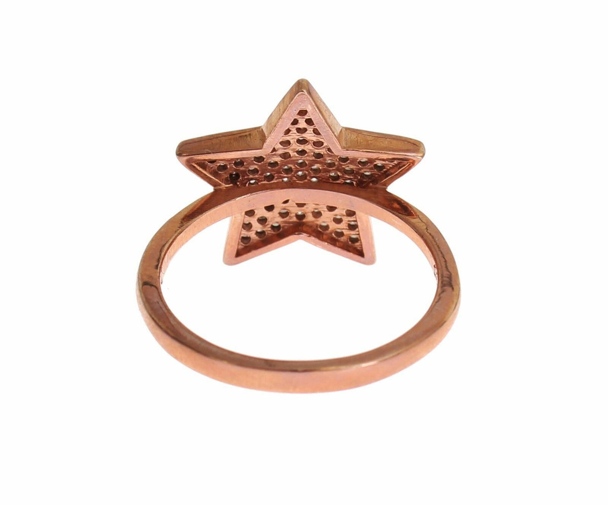 Bague en argent Nialaya (oxydes de zirconium transparents)
