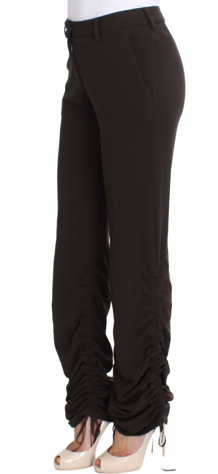 Pantalon Ermanno Scervino marron (stretch, casual chic)