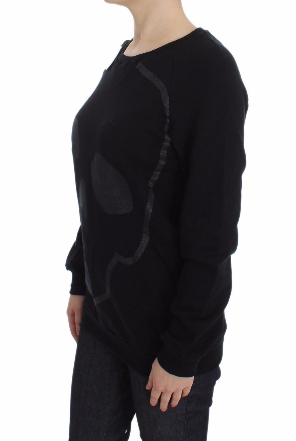 Pull en maille Exte noir en coton