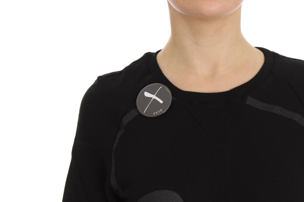 Pull en maille Exte noir en coton