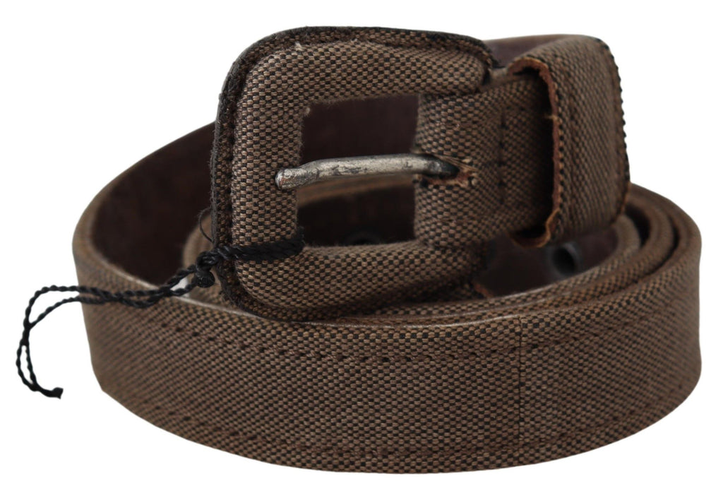 Ceinture Costume National marron en cuir