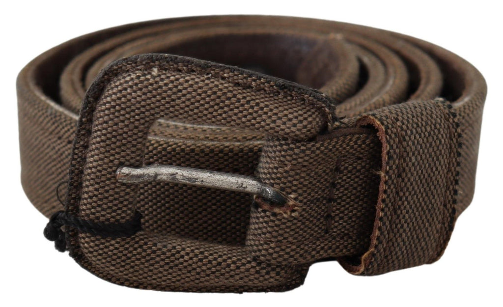 Ceinture Costume National marron en cuir