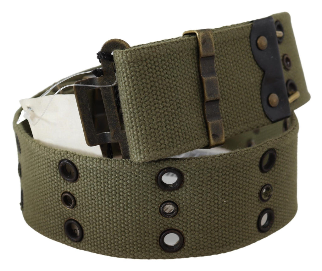 Ceinture Ermanno Scervino verte en 100 % coton