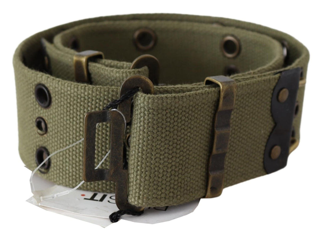 Ceinture Ermanno Scervino verte en 100 % coton