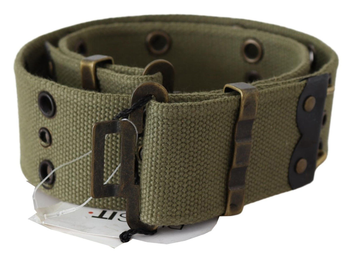 Ceinture Ermanno Scervino verte en 100 % coton