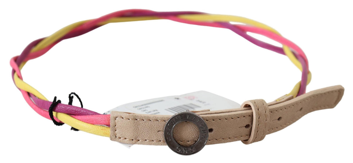 Ceinture Costume National multicolore en cuir