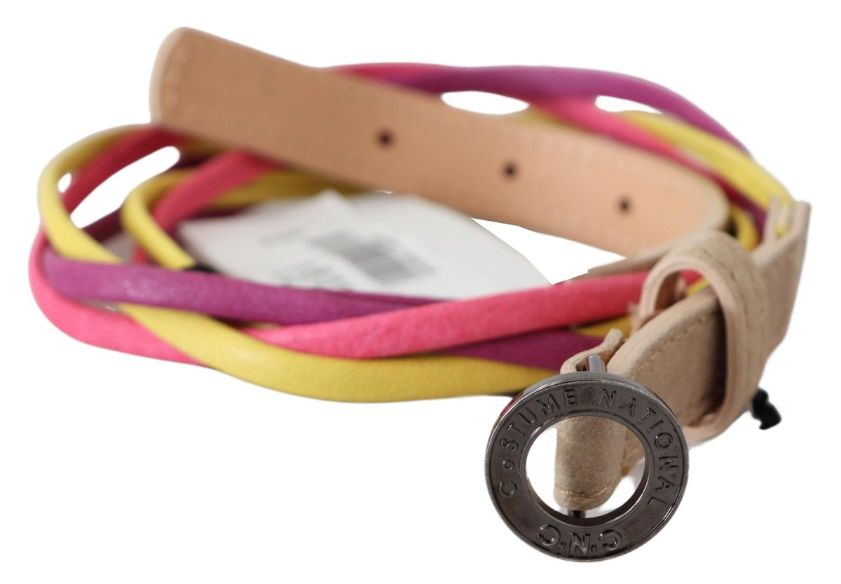 Ceinture Costume National multicolore en cuir