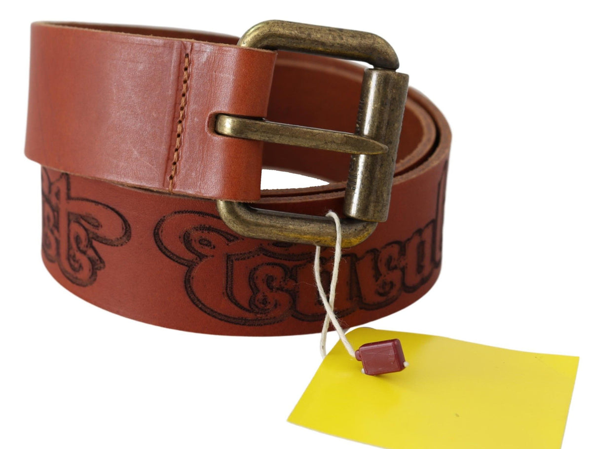 Ceinture Just Cavalli marron en cuir