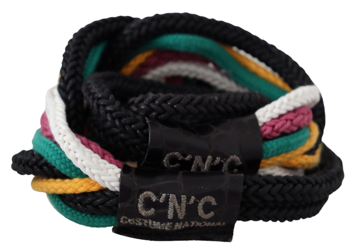 Ceinture Costume National multicolore en cuir