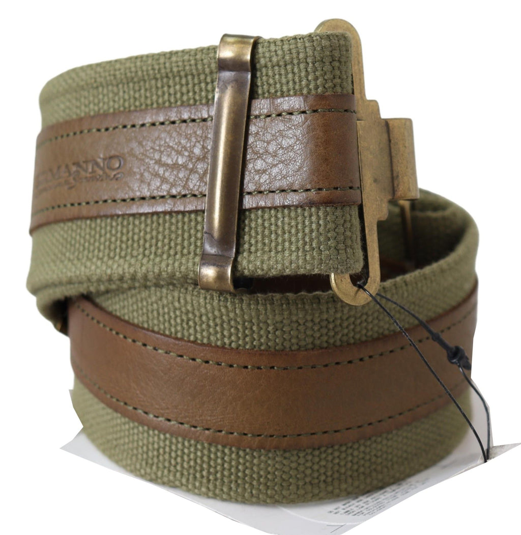 Ceinture Ermanno Scervino verte en cuir