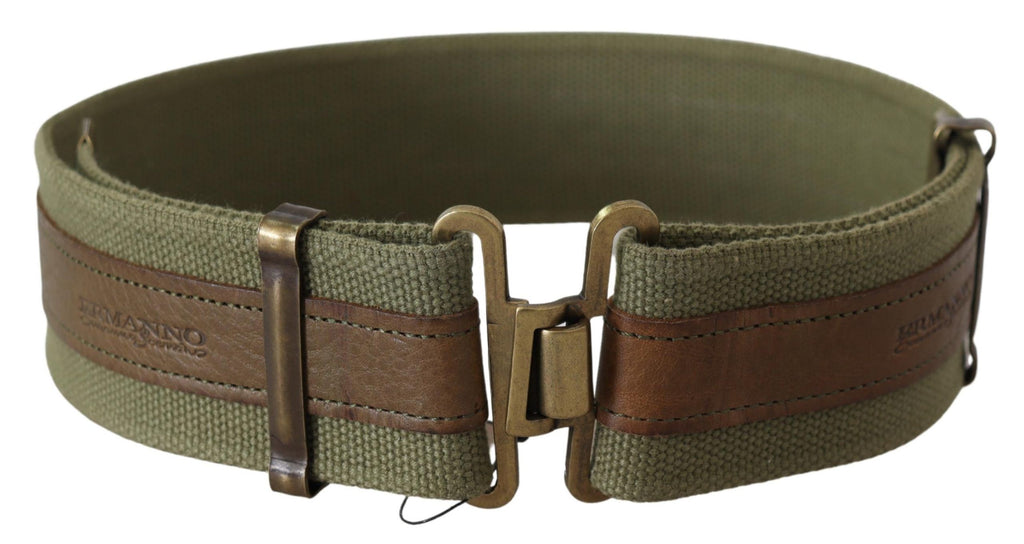 Ceinture Ermanno Scervino verte en cuir