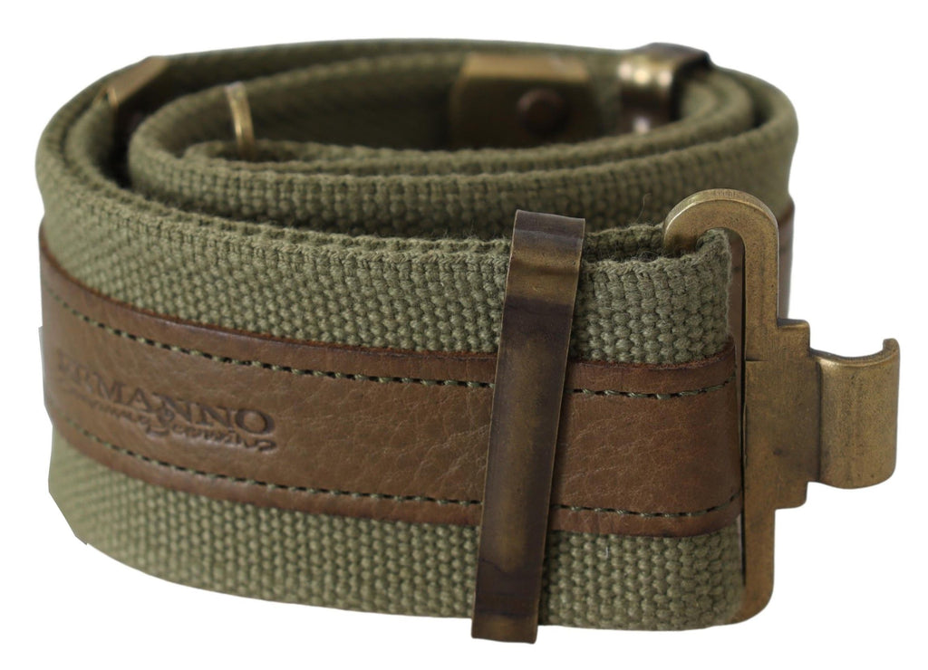 Ceinture Ermanno Scervino verte en cuir