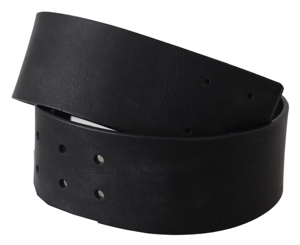 Ceinture GF Ferre noire en cuir