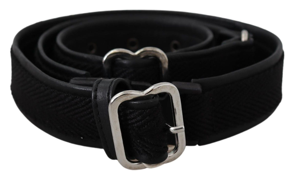 Ceinture GF Ferre noire en cuir