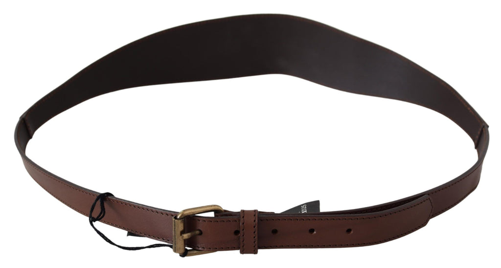 Ceinture PLEIN SUD marron en cuir