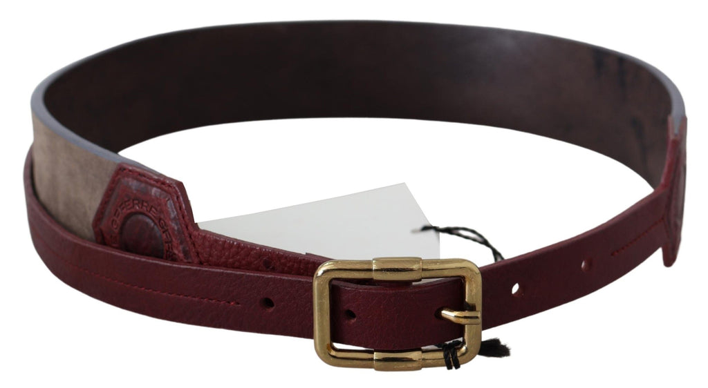 Ceinture GF Ferre marron en cuir